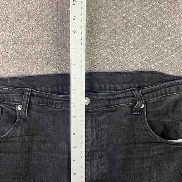 Levi's 569 Jeans Men's 40 x 32 Measures 40 x 29 Black Straight Leg Stretch - Picture 8 of 11